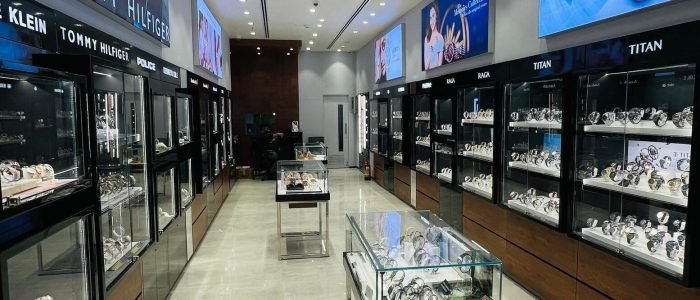 titan world nexas alpha one mall ahmedabad